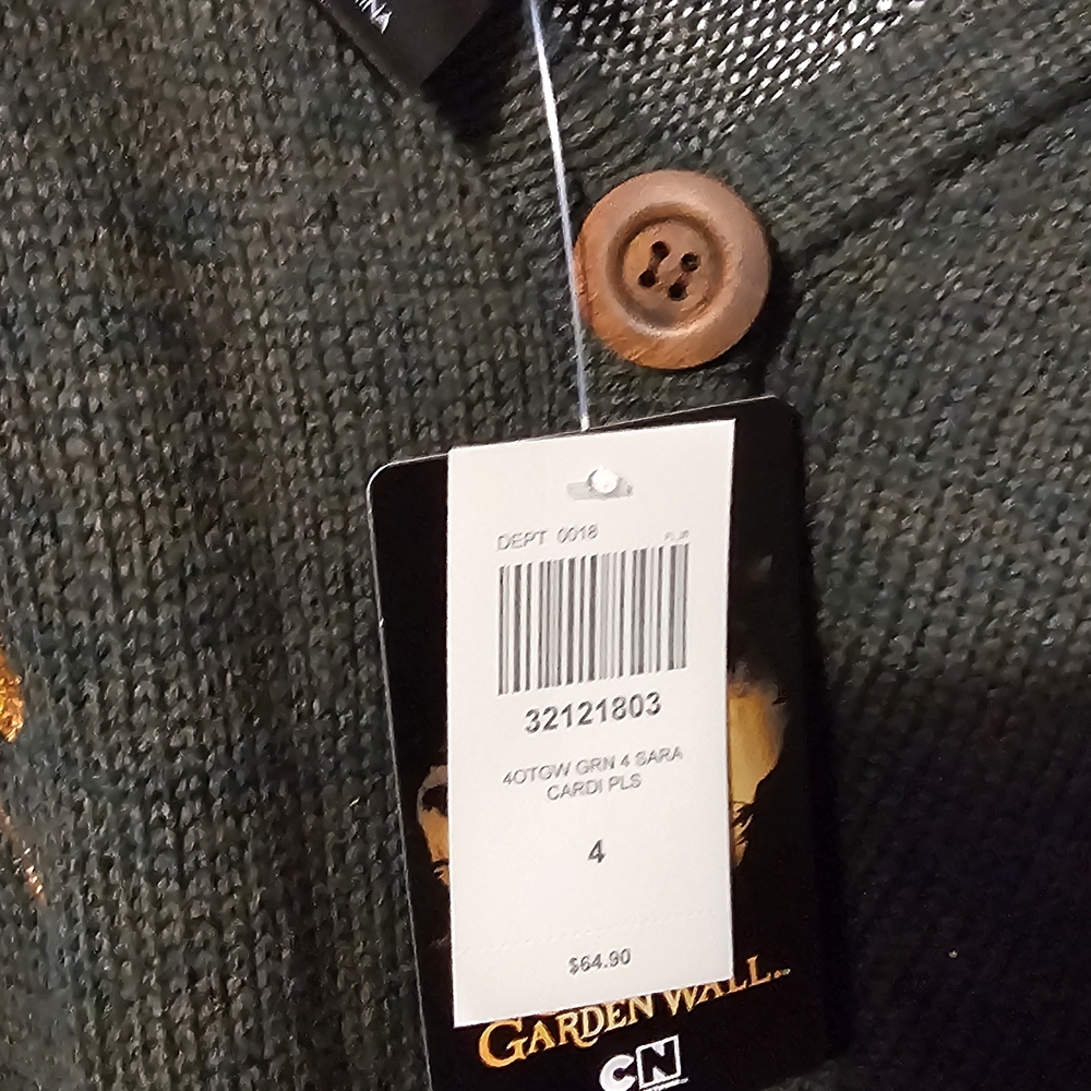 Hot Topic Over The Garden Wall Embroidered Cardigan - Picture 8 of 8